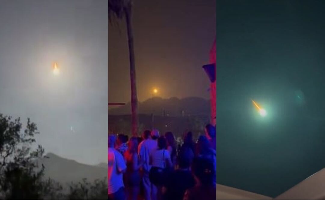 ¿Fue un meteorito lo que cayó en el cielo de Monterrey?. Foto: Captura de video
