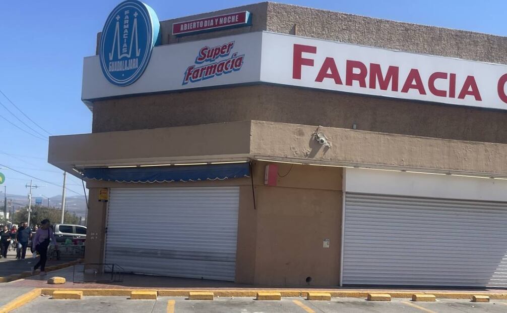 Cierre de diversos comercios en Guanajuato (22/02/2026). Foto: Especial