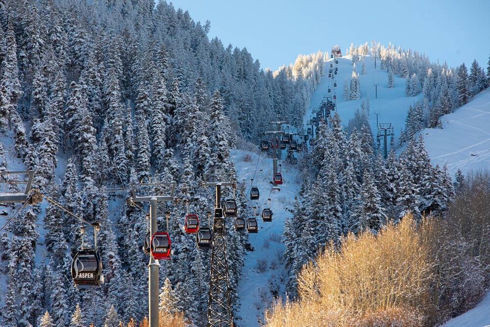 Los expertos dicen que Aspen tiene la mejor nieve del mundo para esquiar. Foto: Aspen Snowmass