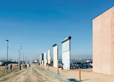 Alertan por derrumbe de tramos del muro de Trump por la erosión del suelo