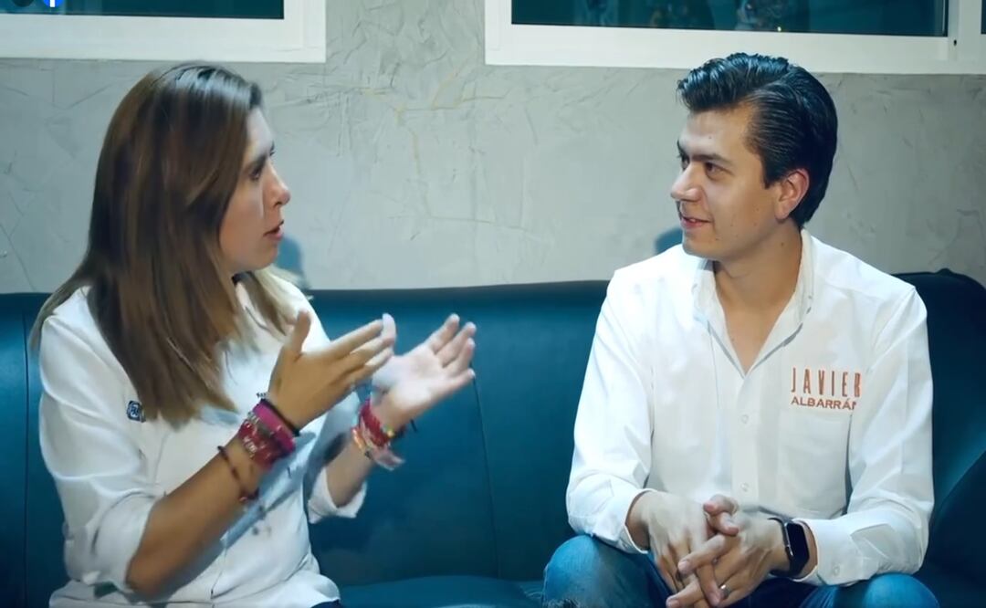 Javier Albarrán de MC declina a favor de Melissa Vargas de la coalición Fuerza y Corazón por México. Foto: Captura de pantalla