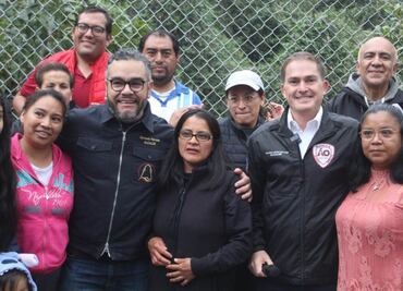 Alcaldes de Álvaro Obregón y Magdalena Contreras entregan obra de rehabilitación de un puente