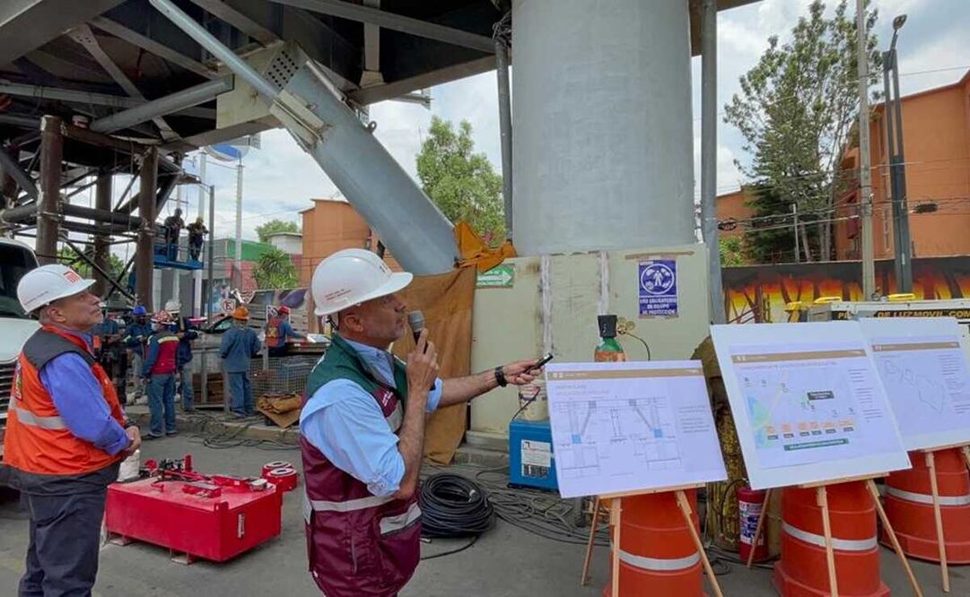El secretario subrayó que este viernes inicia la última etapa de reforzamiento en el Claro 1 en la Lpinea 12. Foto: Especial 