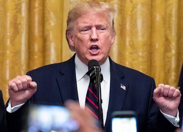 "Estamos en guerra", dice Trump ante proceso de impeachment