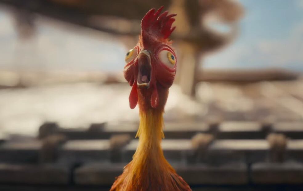 Hei Hei regresa al live action de "Moana". Foto: Captura de pantalla (Moana | Tráiler Oficial | Doblado).