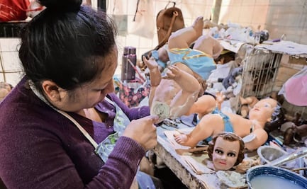 Preparan a los niños dios para celebración de la candelaria 