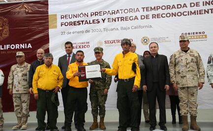 Reconocen a 11 brigadistas forestales en Baja California