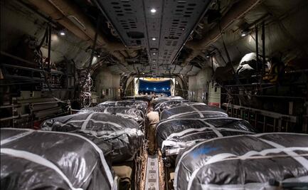 Aviones estadounidenses lanzan nuevamente raciones de alimentos sobre Gaza