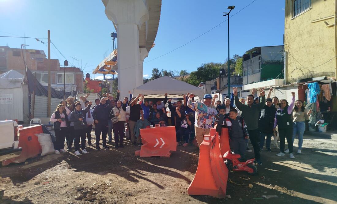 Vecinos de la colonia El Capulín anunciaron que mantendrán bloqueos en obras del Tren Interurbano debido a que no obtuvieron respuesta por parte de las autoridades capitalinas. (Foto: especial)