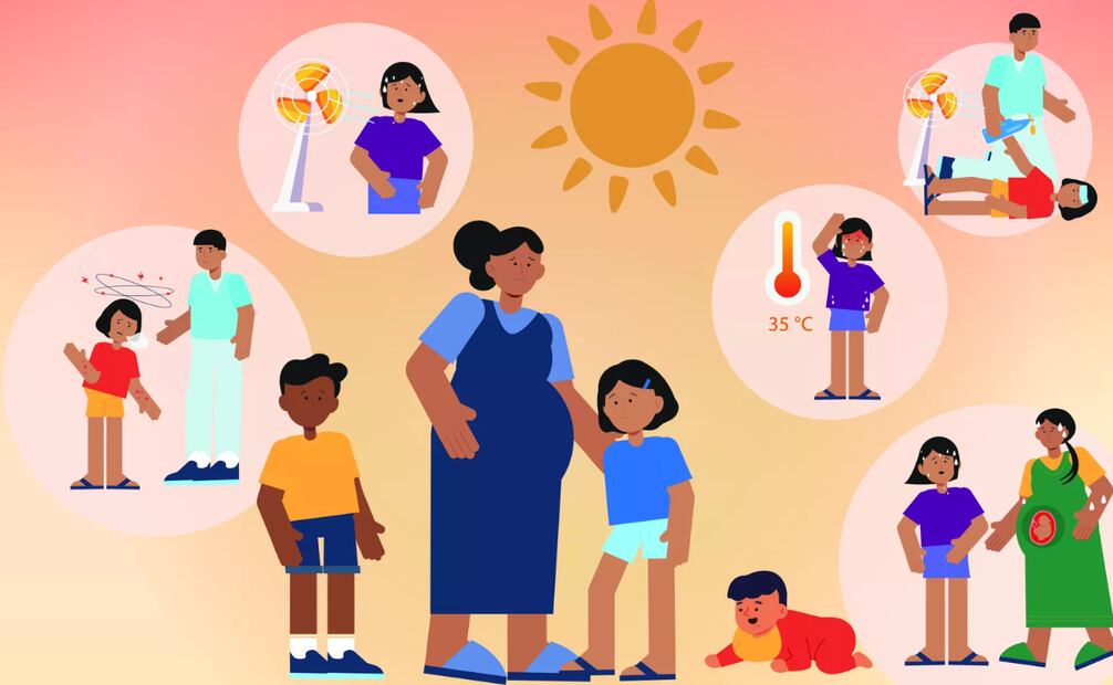 Es importante proteger a los sectores vulnerables durante una ola de calor. Foto: UNICEF