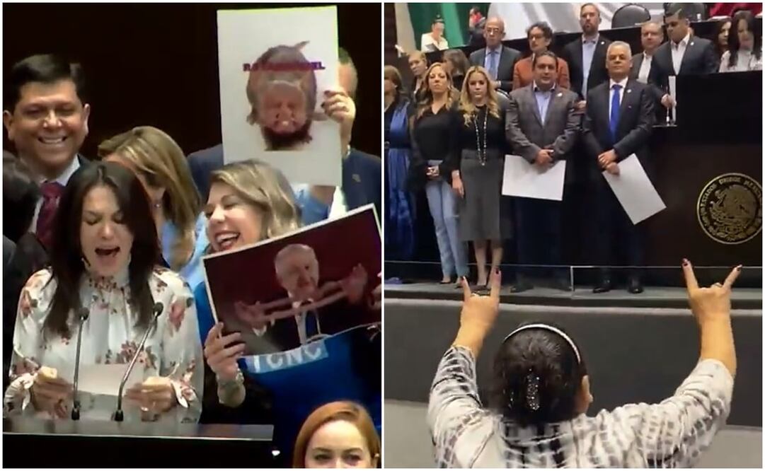 La diputada Olga Leticia Chávez justificó sus señas. Foto: Captura de Pantalla