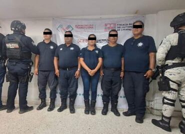 Caen 5 policías municipales en Chiapas; están implicados en homicidio de mujer que se encontraba en prisión preventiva