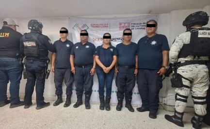 Caen 5 policías municipales en Chiapas; están implicados en homicidio de mujer que se encontraba en prisión preventiva