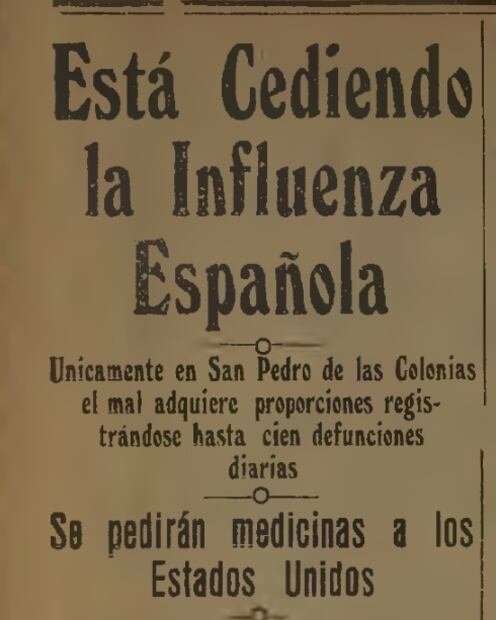 The fatal results of the 1918 Spanish flu pandemic in Mexico