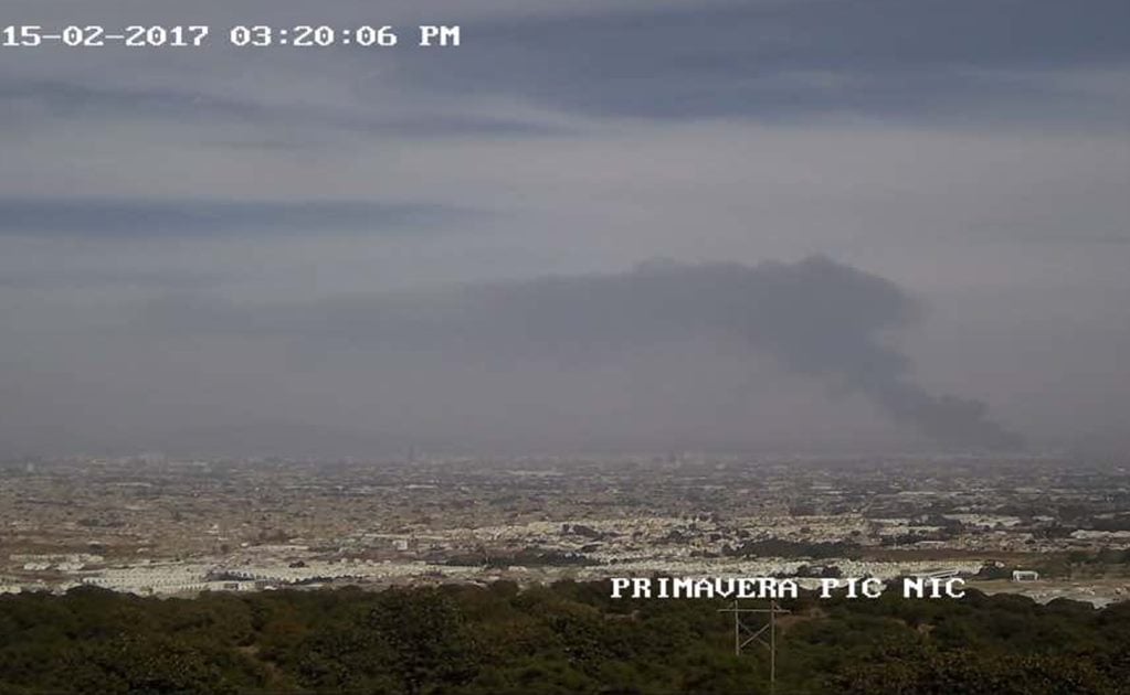 Decretan emergencia atmosférica en Guadalajara por incendio