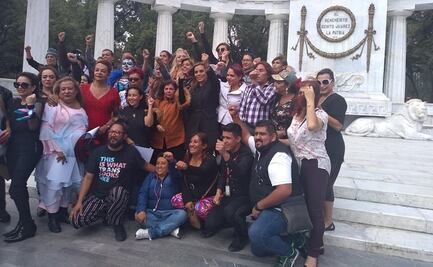 Mujeres trans protestan en Hemiciclo a Juárez; exigen protección