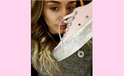 Miley Cyrus presenta su nueva colección de tenis 