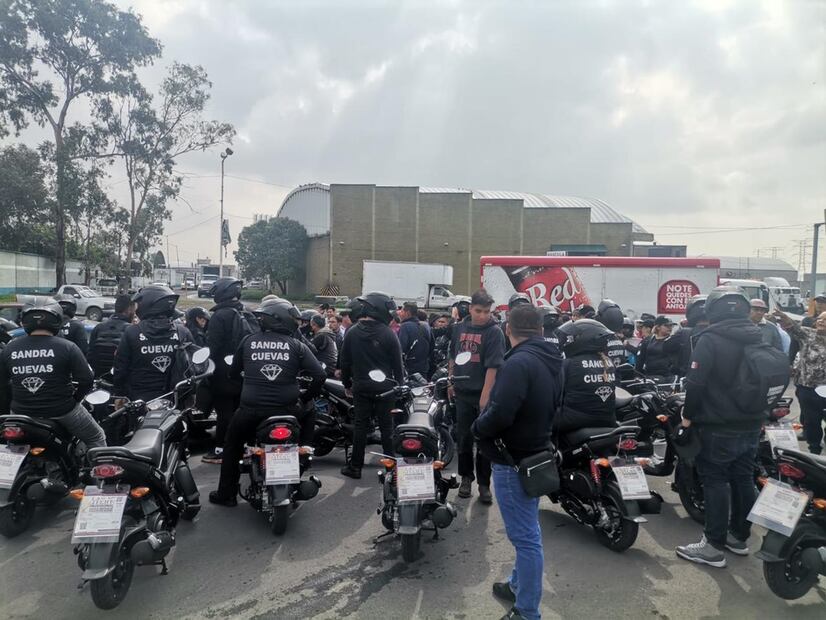 Motos sin placas y con permiso de Guerrero. FOTO: Especial/ EL UNIVERSAL/