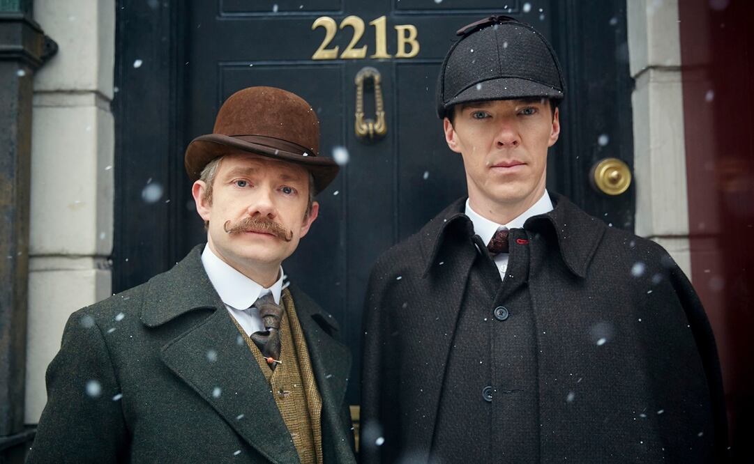 Martin Freeman y Benedict Cumberbatch. Foto: Archivo