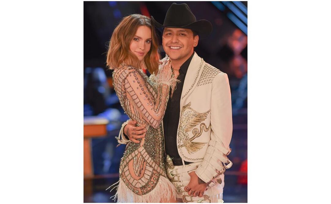 Belinda y Christian Nodal, enamorados. Foto: Instagram 
