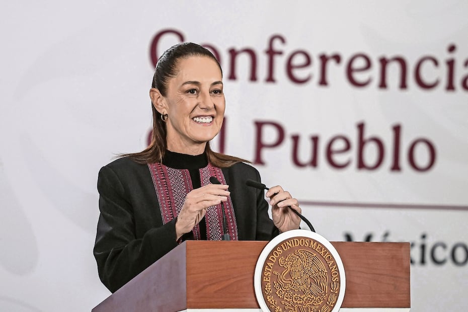 En su conferencia de ayer, Claudia Sheinbaum Pardo explicó por qué cambió de opinión en cuanto al fracking. Foto: Gabriel Pano / EL UNIVERSAL