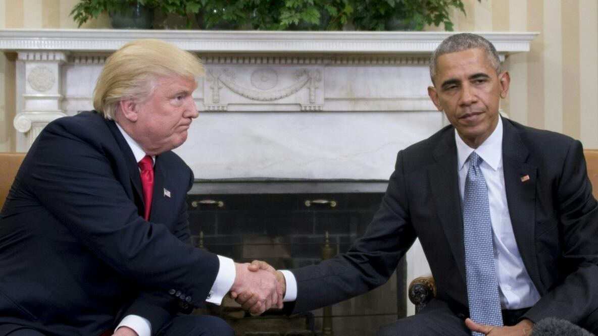 Obama le traspasó su puesto a Trump. Foto: Getty Images