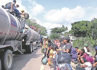 Caravana suma 12 mil migrantes
