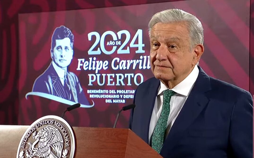 El presiente Andrés Manuel López Obrador aseguró que en casi seis años nunca ha caído en provocaciones y que quiere terminar su sexenio sin ningún acto de represión. Foto: especial