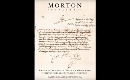 Subastarán documentos antiguos de México