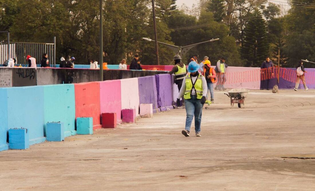 Inician obras de rehabilitación en el Cetram Huipulco rumbo al Mundial 2026 (03/11/2025). Foto: Osmar Alvarado / EL UNIVERSAL