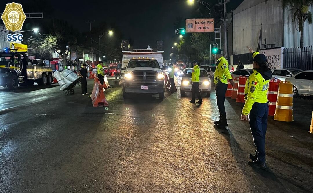 Refuerzan seguridad vial en Semana Santa; instalan operativo en La Nueva Viga, Iztapalapa. Foto: Especial