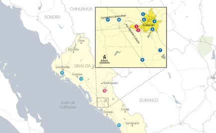Mapa. Así se vivió otro jueves negro con recaptura de Ovidio