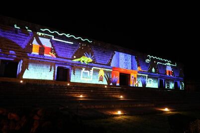 En septiembre zona arqueológica de Uxmal contará con espectáculo de video mapping