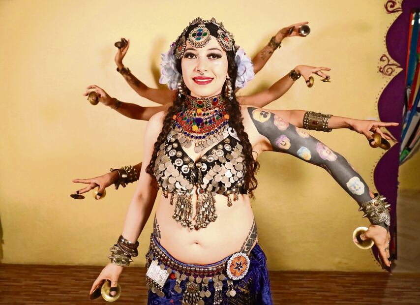 Las cuatro mujeres han creado una comunidad, en la que a través de la danza, aseguran, han establecido un lenguaje sin palabras. Foto: Humberto Morquecho