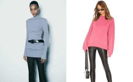 Cómo llevar los leggings de efecto piel esta temporada