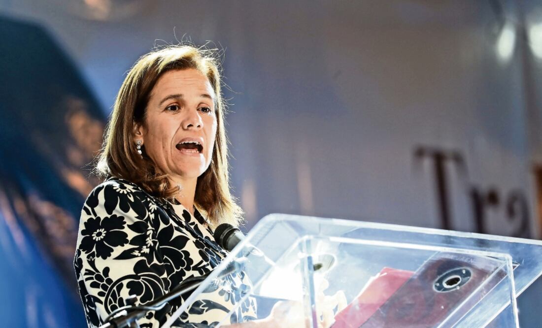 Margarita Zavala afirma que quienes aspiren a la Presidencia de la República tienen que ser transparentes (GERMÁN ESPINOSA. EL UNIVERSAL)