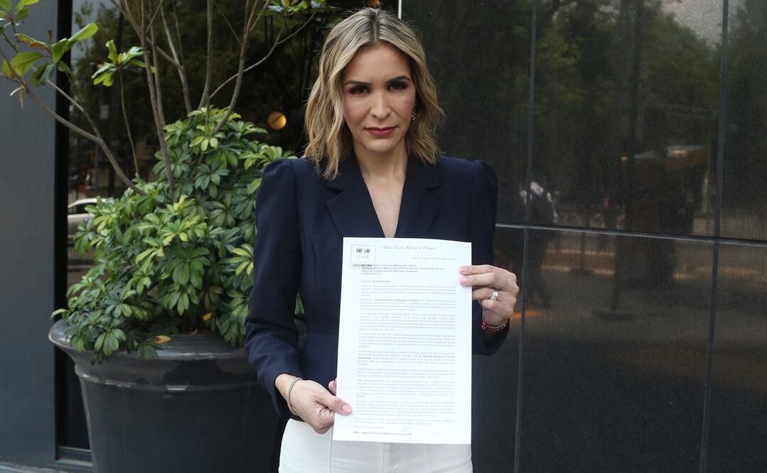 Adalina Dávalos Martínez, pidió a la Oficina en México del Alto Comisionado de la ONU para los Derechos Humanos revisar las condiciones en la que se encuentra “El Bronco”. FOTO: CARLOS MEJIA/EL UNIVERSAL