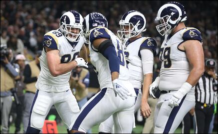 Rams derrotan a los Saints en tiempo extra y van al Super Bowl LIII