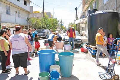 Fallas en pozos dejan sin agua a vecinos de Nezahualcóyotl 