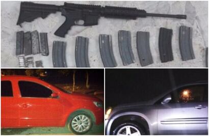 Aseguran en Michoacán cartuchos, arma y droga; hay dos detenidos