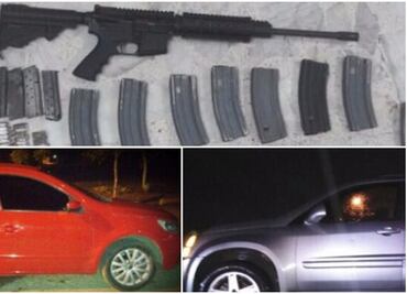 Aseguran en Michoacán cartuchos, arma y droga; hay dos detenidos