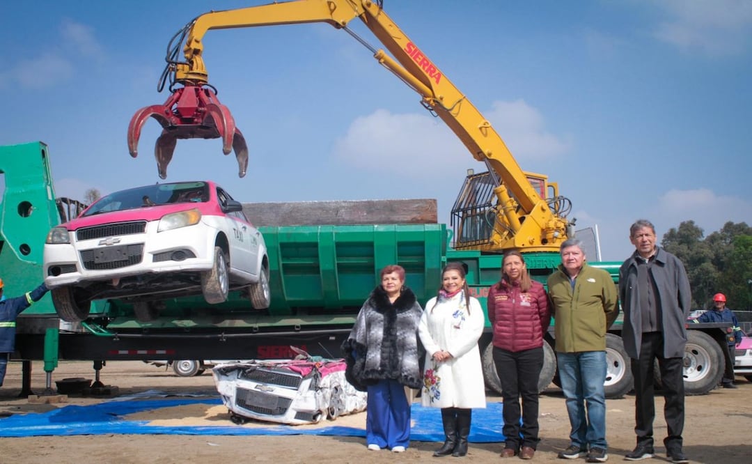 Sustitución de taxis en CDMX; Brugada presenta cuatro ejes clave del programa. Foto: Santiago Reyes