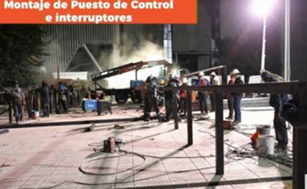 Metro reporta avance de 30% en trabajos para reanudar servicio en líneas 1, 2 y 3