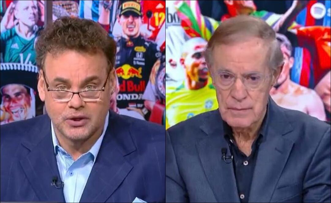 David Faitelson y José Ramón Fernández estallaron durante la transmisión de ESPN / FOTO: ESPECIAL