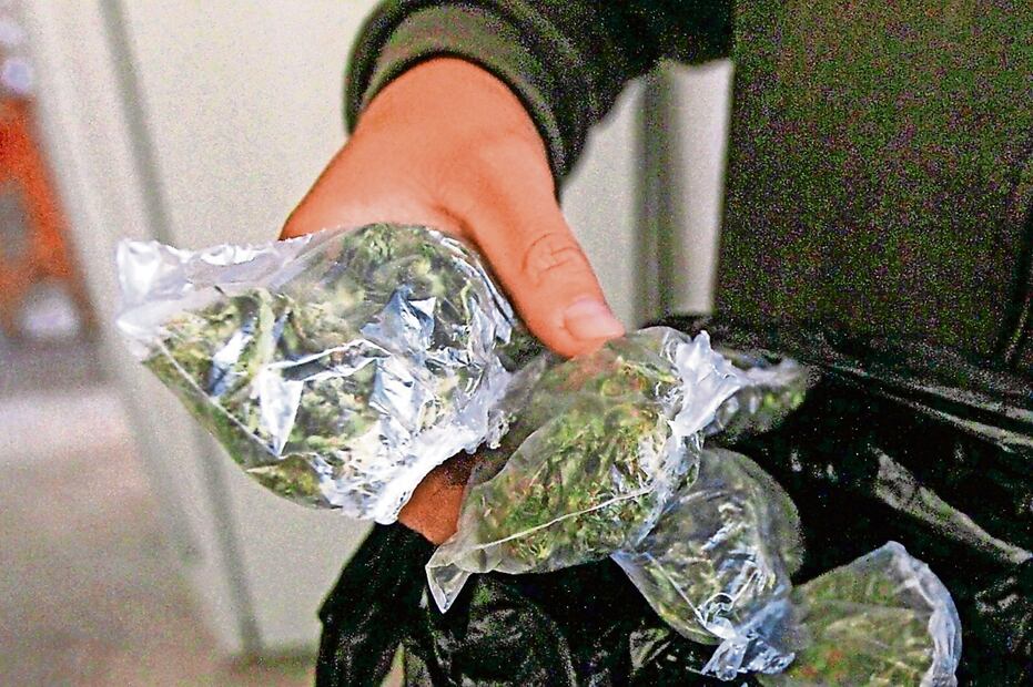 En 2021, la principal droga por la que se imputó a los adolescentes fue la marihuana, seguido por la posesión y comercio de metanfetaminas, de acuerdo con el Inegi. Foto: Archivo El Universal