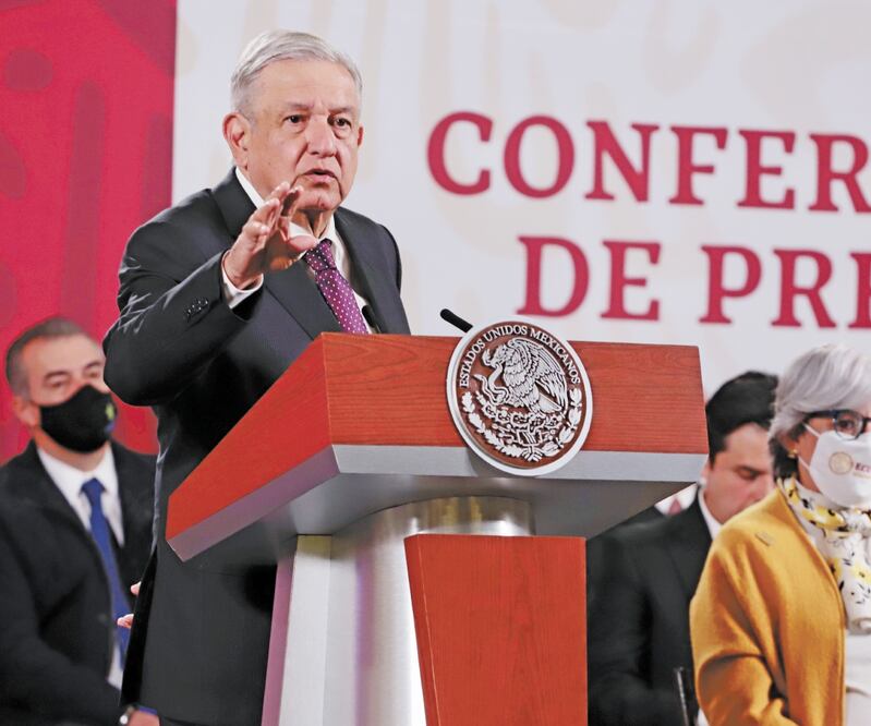 El presidente André s Manuel López Obrador descartó que se regrese a confinamiento pues, dijo, la situación no es tan grave. BERENICE FREGOSO. EL UNIVERSAL