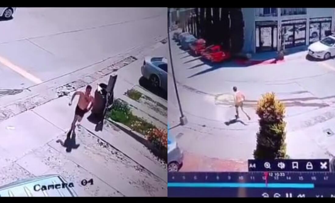 Prófugo de la justicia en EU, escapa de operativo en Tijuana y desata balacera (09/04/2025). Foto: Captura de video