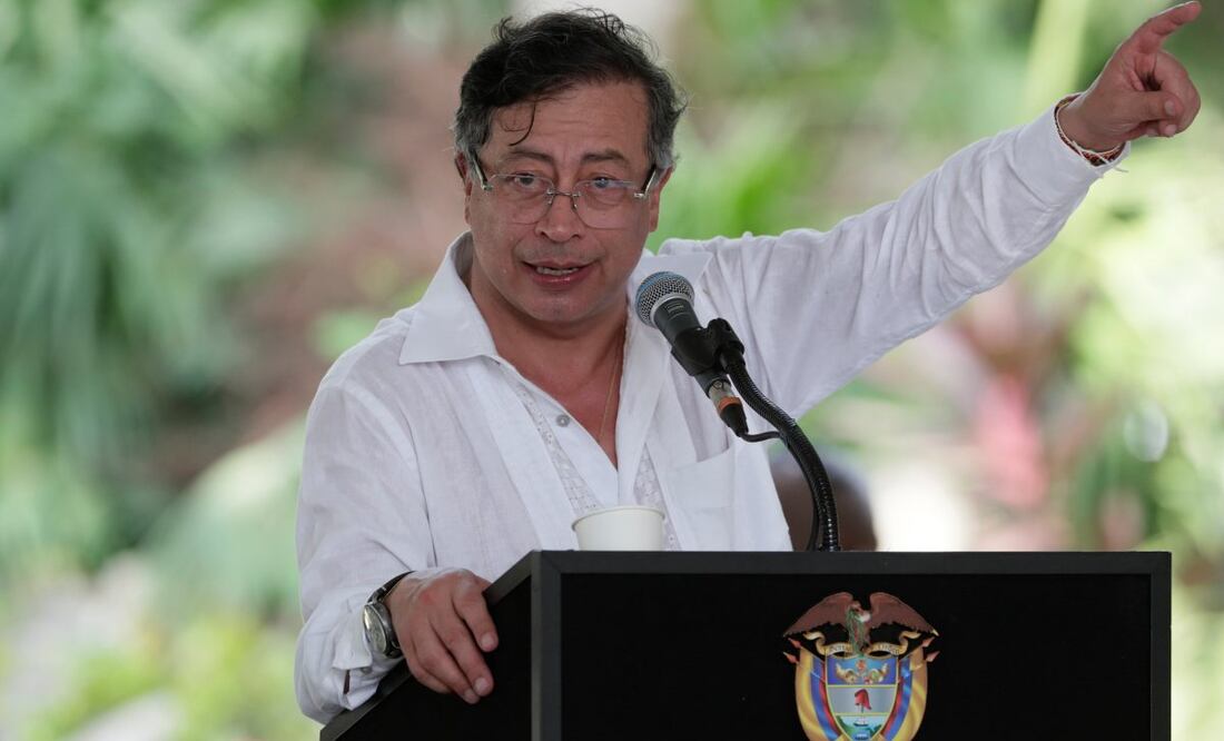 Fotografía de archivo del presidente de Colombia, Gustavo Petro. Foto: EFE/Archivo