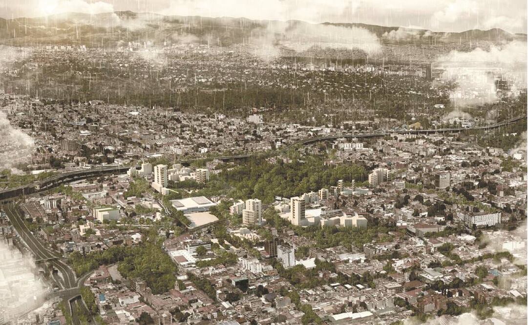 Propuesta de Distrito Hídrico, como modelo urbano para el manejo sostenible de agua en la Ciudad de México desarrollado por ORU (Oficina de Resiliencia Urbana). Fotos: Cortesía "Arquine"