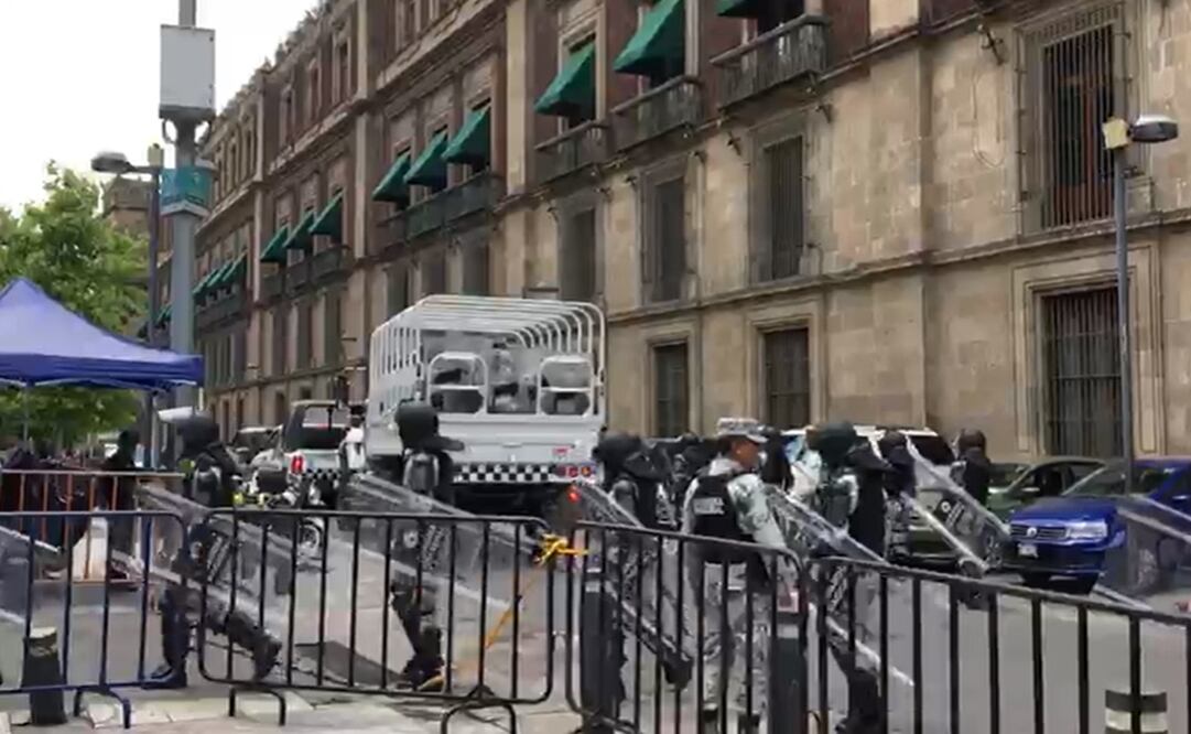 Guardia Nacional vigila alrededor de la Corte. Foto: Captura de pantalla